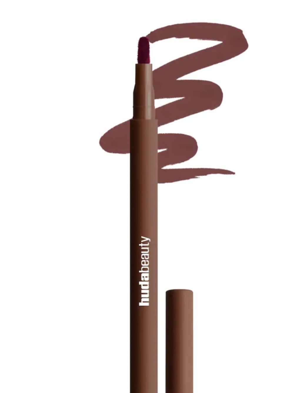 NEW HUDA BEAUTY  Lip Contour Lip Stain Rich Brown